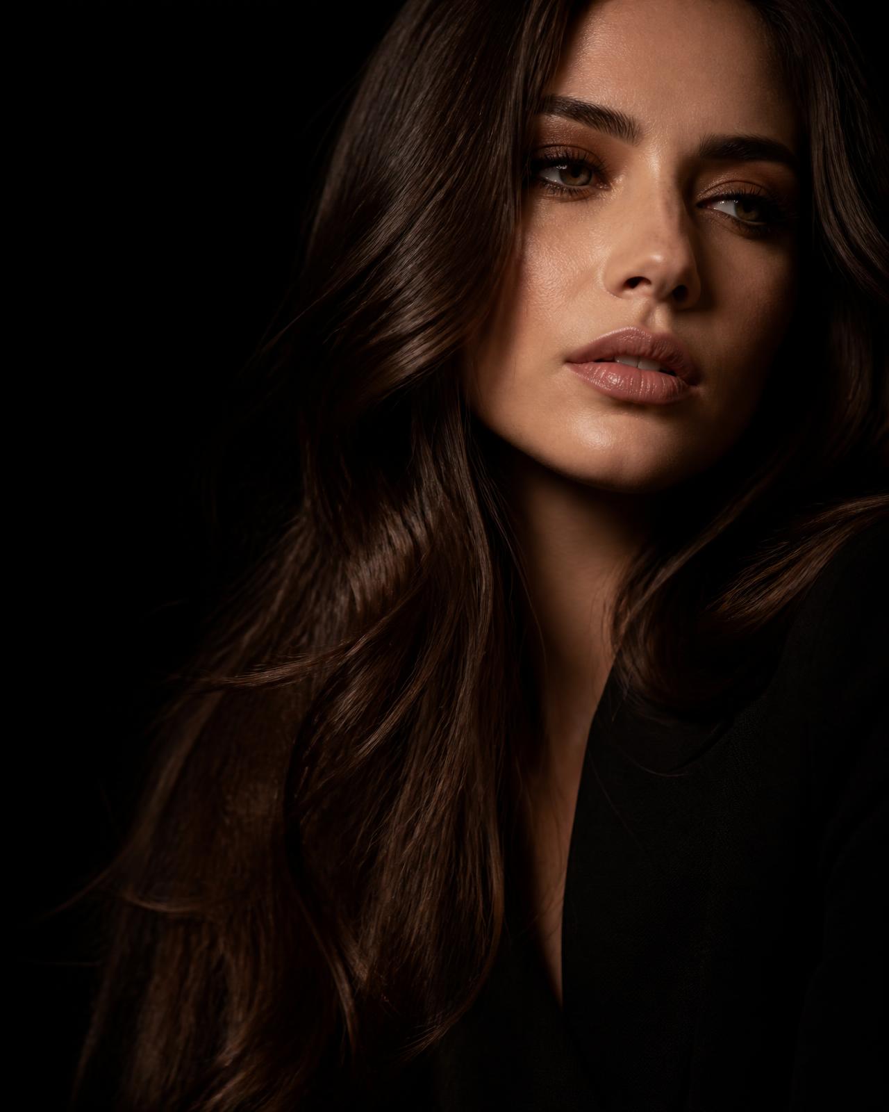 Modelo com cabelo trabalhado no Lisbon Looks Cascais